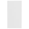 Side Table White 50x26x50 cm Engineered Wood