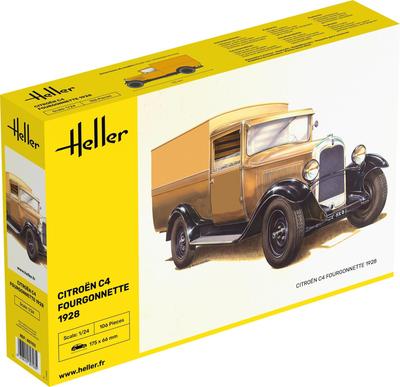 Heller Scale C4 Van 1928 Plastic Model FF0703 1/24 Citroën