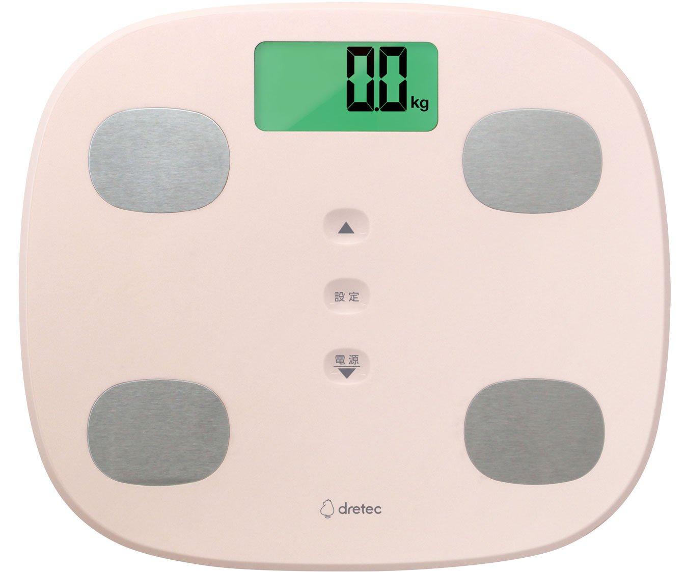 

dretec Digital Body Composition Scale, Health Meter, BS-246PK (Pink)