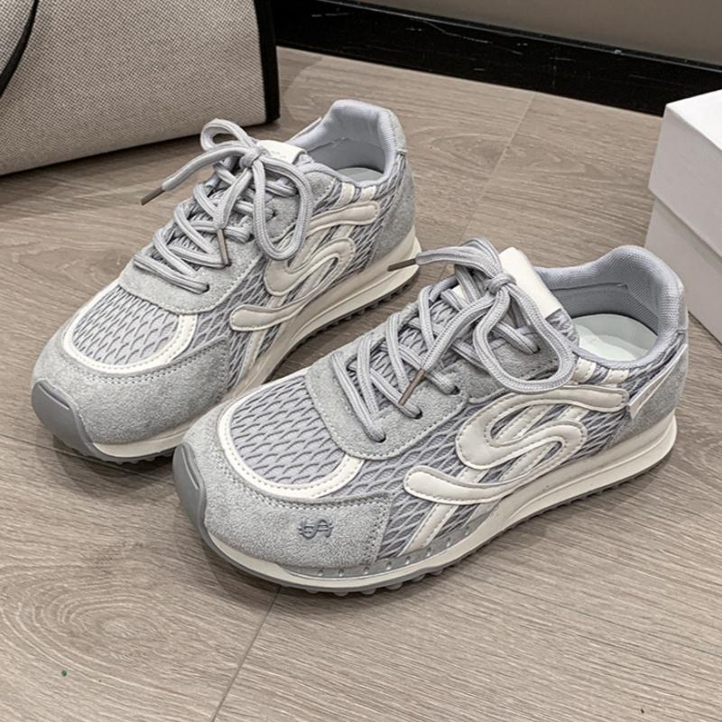 Fashion New Mesh Breathable Sneakers 2025 Summer Trendy Mixed Colors Lightweight Flats Casual Comfortable Outside Running Women Sneakers