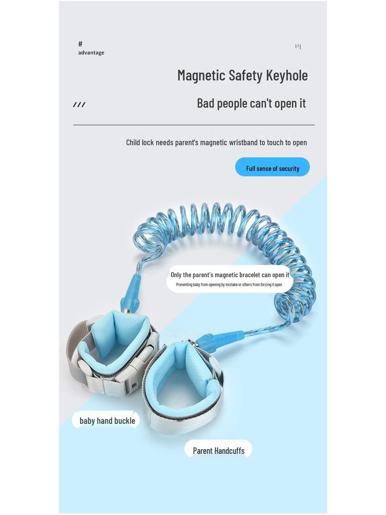 Child Anti-Lost Bracelet with Safety Lock and Traction Rope