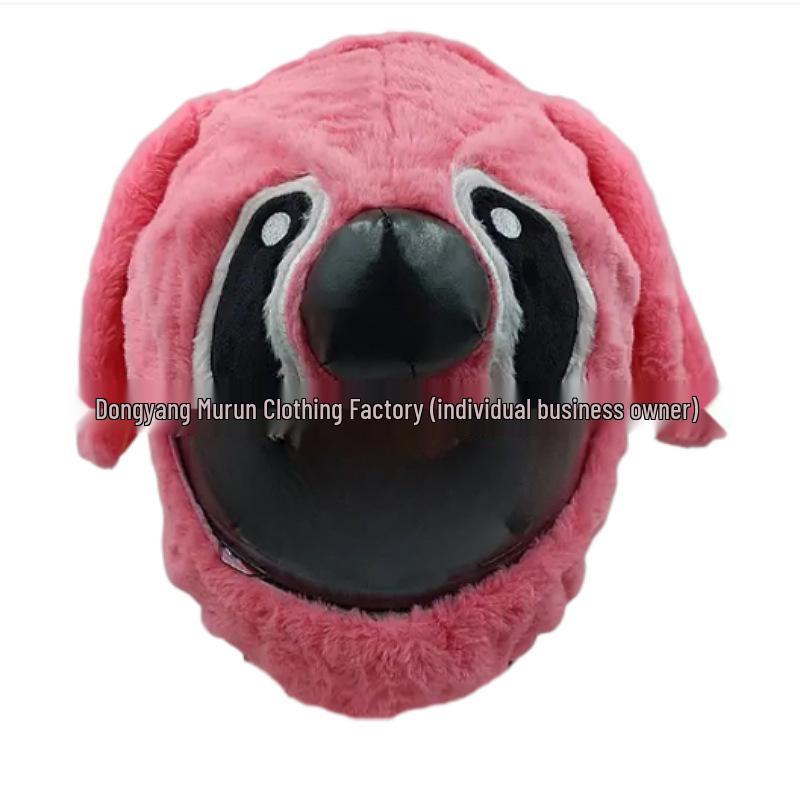 Motorcycle Helmet Decoration: Cartoon Rabbit, Toothless, Pumpkin Head Covers