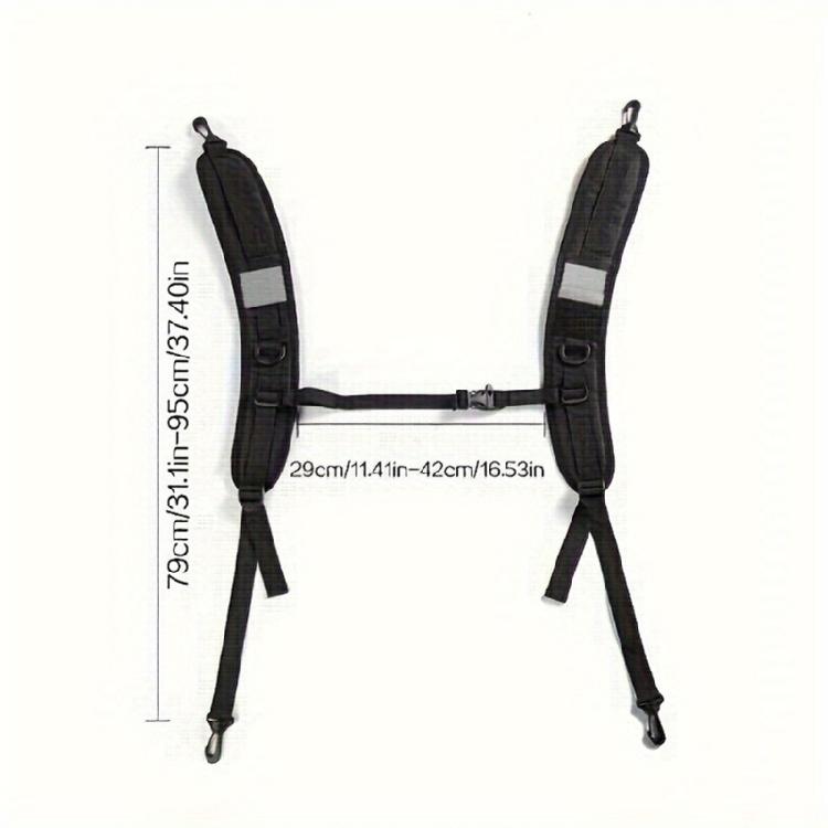 2pcs Regulable Length Shoulder Straps Replacement Portables Shoulder Straps for Hiking and Outdoor Exploration