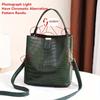Handbag with Adjustable Strap, Magnetic Closure, Suitable for Banquets Multiple Occasions, Women's Fashion Pattern Bucket Bag