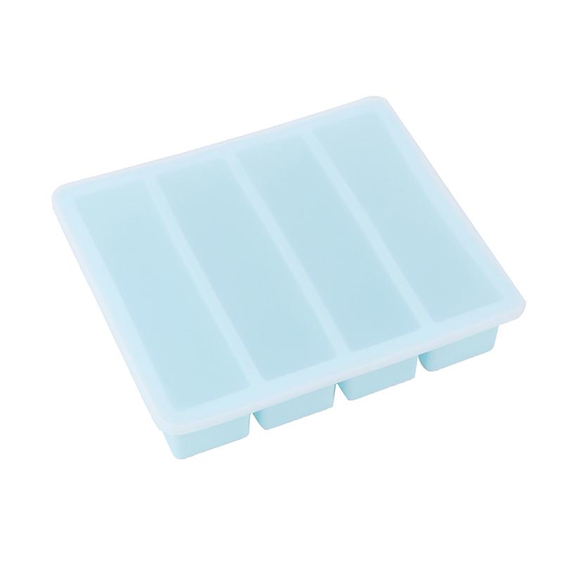 4 Grids Long Ice Cube Tray Mold Reusable Silicone Ice Cube Mold Bpa Free Ice Maker Food Grade Silicone Ice Cubes Mould