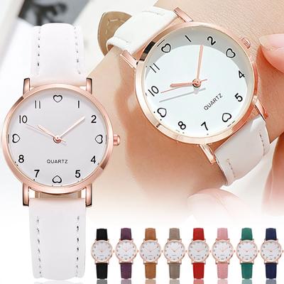 Women's Watch Digital Dial Quartz Leather Wristband Gift Suitable For Women And Girls