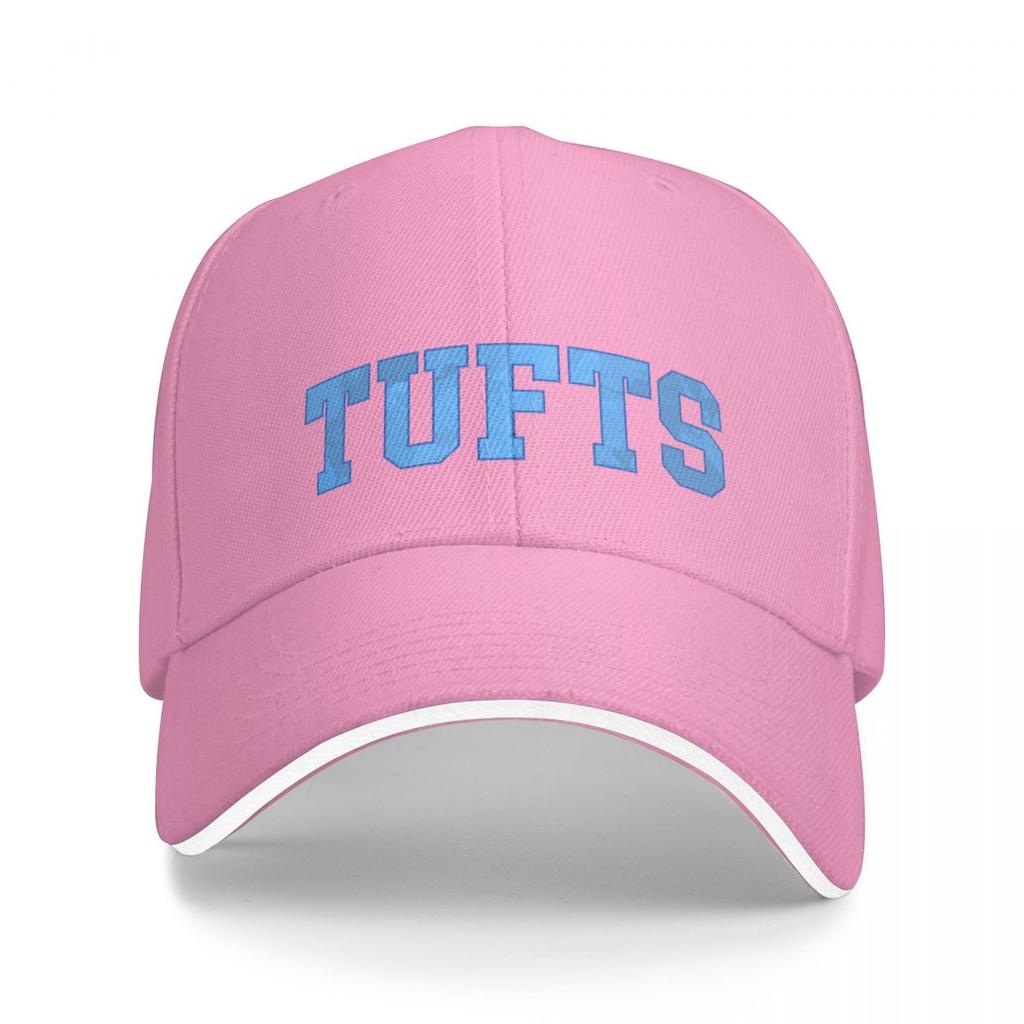 Tufts – Batik-Baseballkappen mit College-Schriftart, polychromatische, modische Baseballmützen, atmungsaktiv, lässig, Outdoor, für Unisex und Damen
