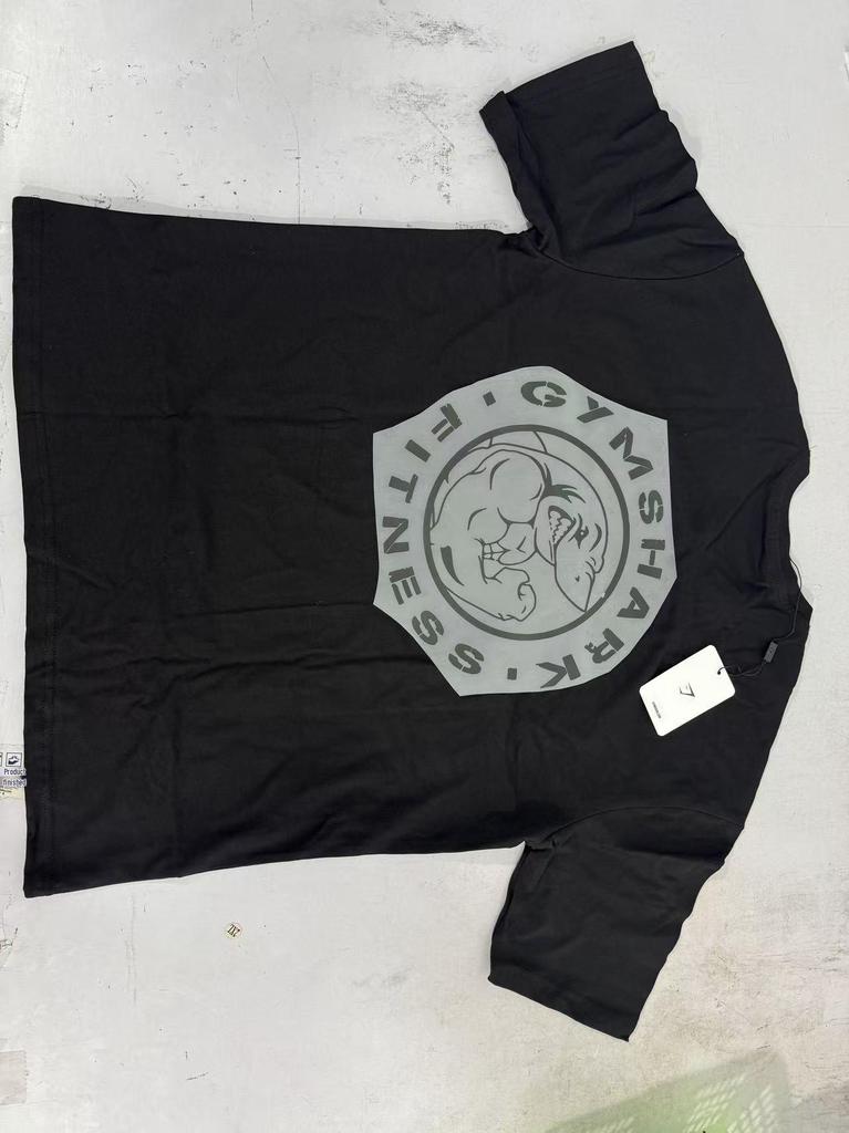 Men's Summer Casual Printed Cotton T-Shirt - Round Neck, Short Sleeve, Breathable Fitness Wear