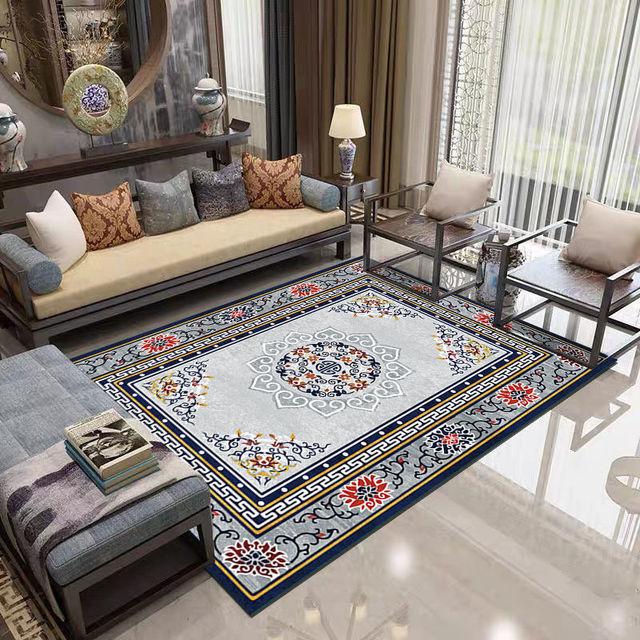Koberec v čínském stylu Vintage koberec do předsíně Obývací pokoj Ložnice Kuchyň Národní pokoj Domácí dekor Koberec Rohožka