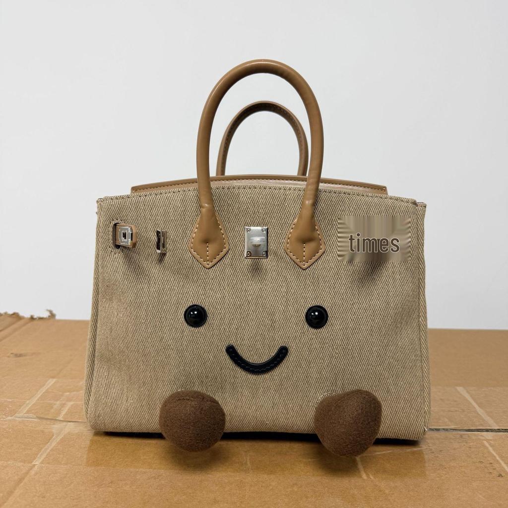 Jllycat Cute Fluffy Platinum Doll Crossbody Elf Handbag