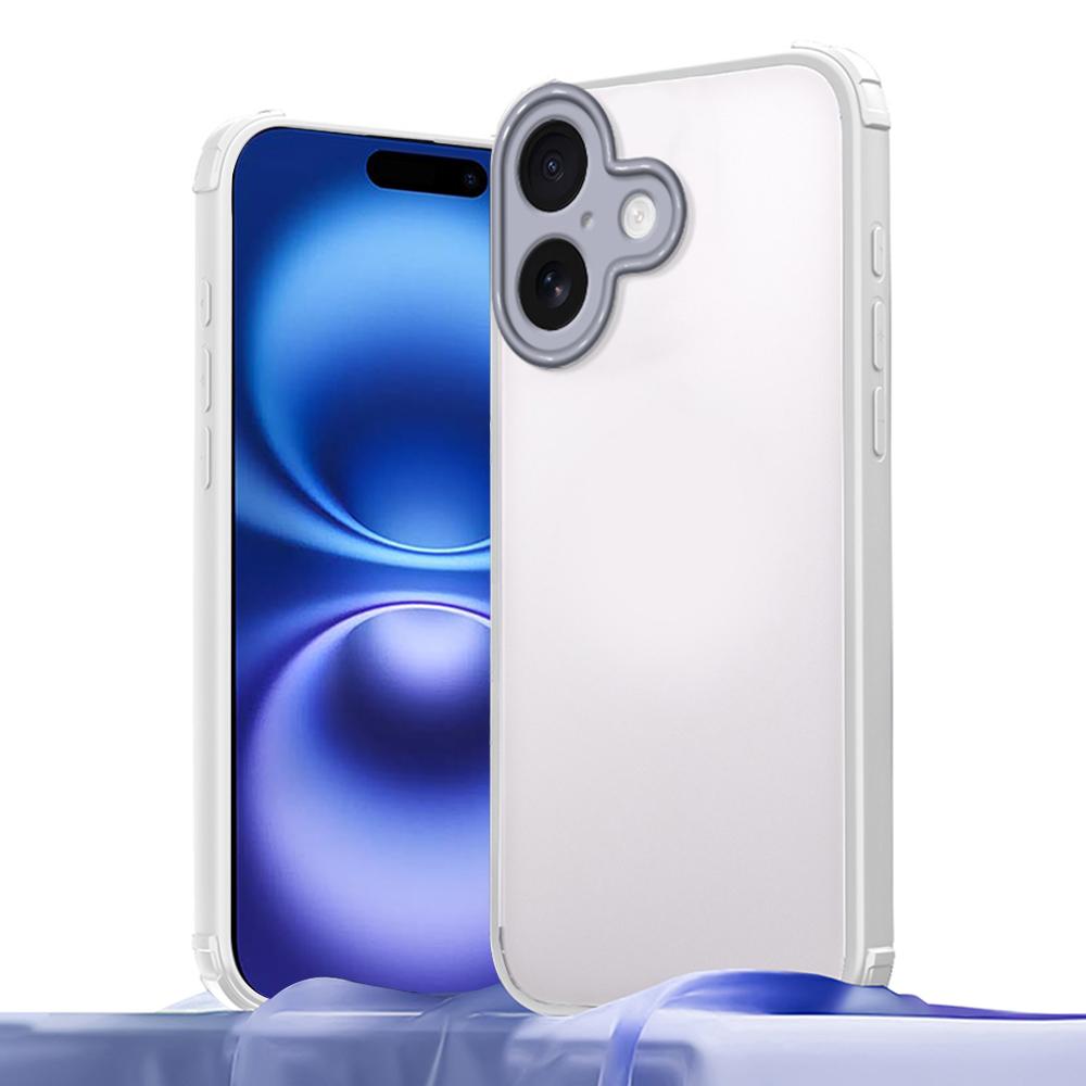 

For iPhone 16 Case Reinforced Corner Shockproof TPU + Acrylic Phone Cover
