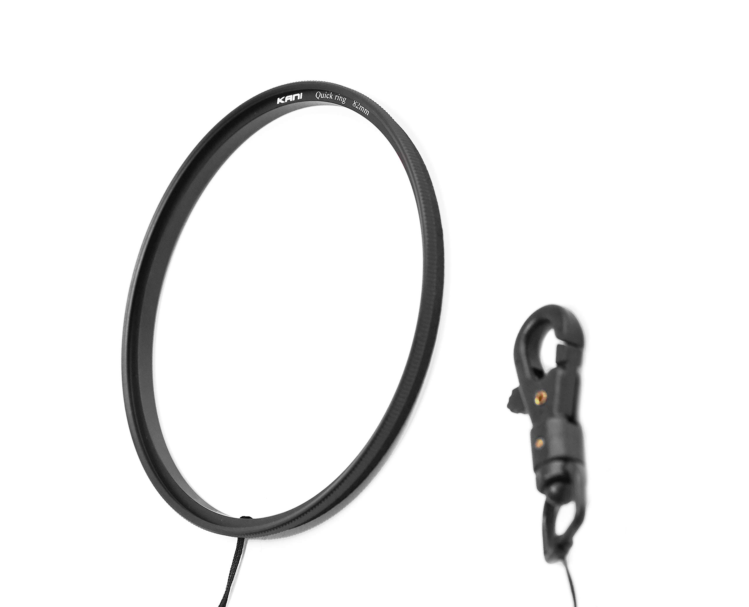 

KANI 82мм Фильтр Быстросъемное Быстрое кольцо без завинчивания фильтра 807724 крючок против падения, вставная установка, требуется, аксессуар, алюминий,