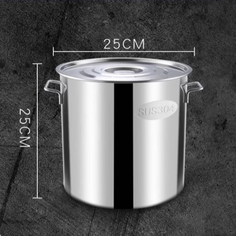 Heavy-Duty 304 Stainless Steel Stock Pot