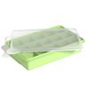 Silicone Ice Cube Tray with Lid: 4-Grid Frozen Soup & Food Storage Box