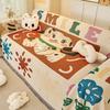 Sofa Cushion Cloth Double Sided Sofa Cover  Multi-Purpose Sofa Cover Slip Resistant Double Sided Soft Towel Material for Couch