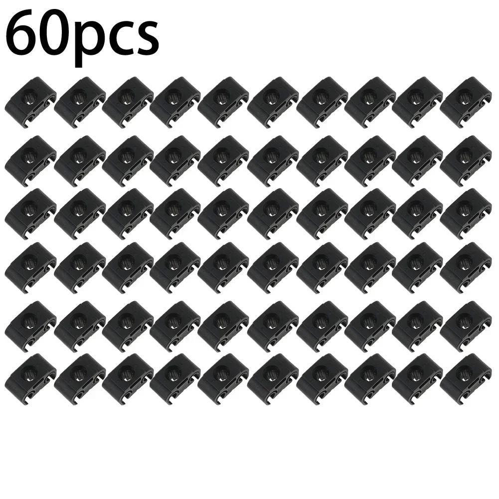 60 Pcs Auto Brake Line Brackets Brake Pipe Retaining For Golf For MK2 811611797 Interior Accessories