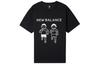 New Balance Noritake Collection T Shirts Unisex Crew Neck Moderate Straight Fit AMT02375-BK