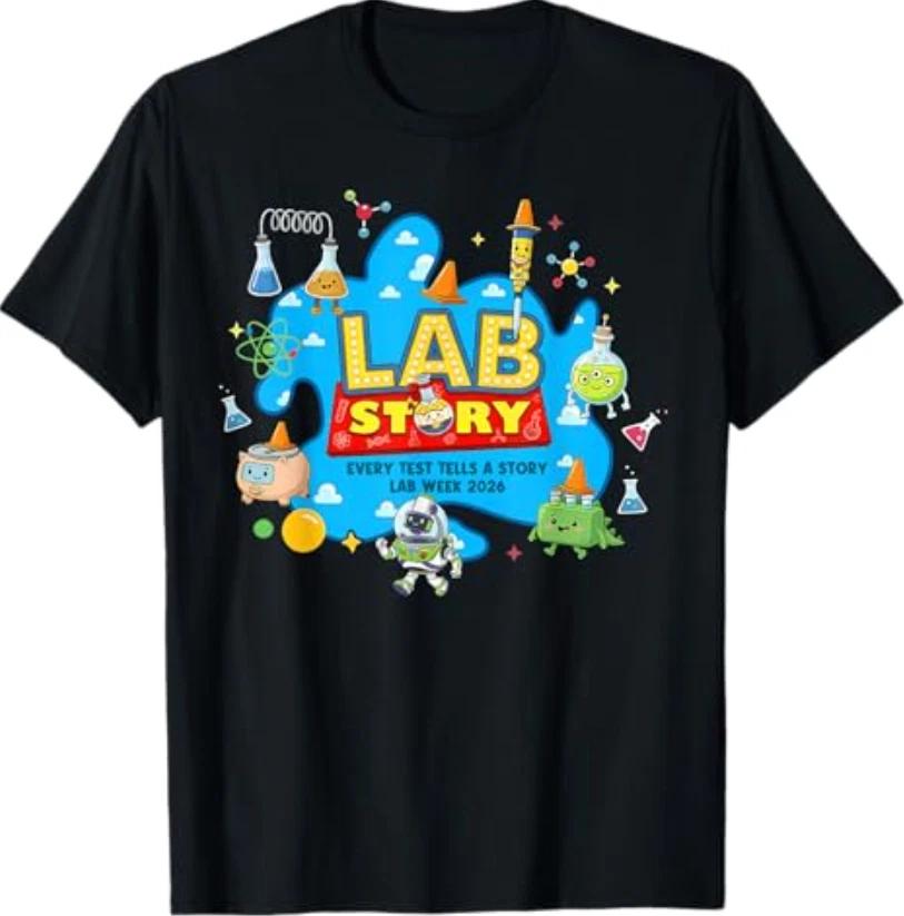 Lab Story Lab Week 2026 Medical Laboratory Technician Team T-Shirt S