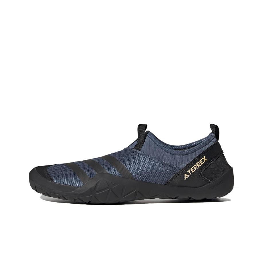 adidas Terrex Jawpaw Pantofi Minimaliști de Modă Antiderapanți Durabili cu Top Jos pentru Exterior Pantofi Funcționali pentru Bărbați Albastru Negru HP8650