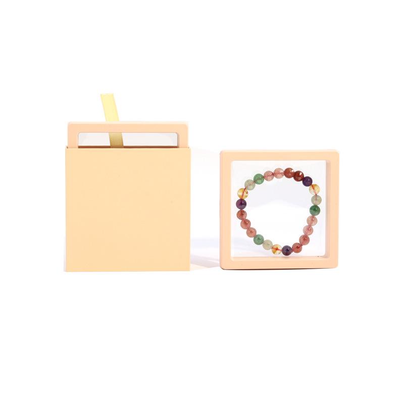 Jewelry Storage Box: Transparent PE Film Display for Necklaces & Earrings