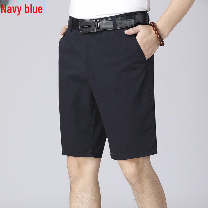 Pánské ležérní letní šortky z čisté bavlny pro táty a dědečky středního věku