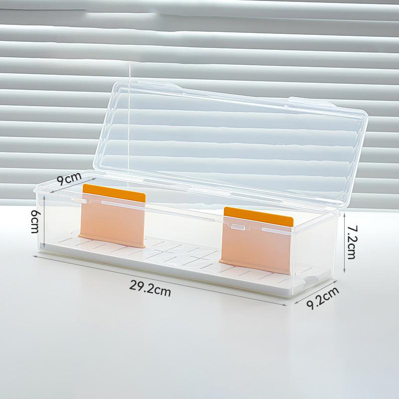 Clear Plastic Compartmentalized Organizer Box Holds 550+ Game Cards Storage Box Portable With Adjustable Divider For Cards
