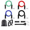 Fitness Resistance Band & Push-Pull Bar Set