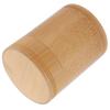Bamboo Tea Canister M Size Portable Airtight Storage Tank for Loose Tea Coffee Beans Dry Food Kitchen Organization Seal Box