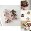 Elegant Korean Style Acetate Hair Clip For Women With Artistic Retro Design