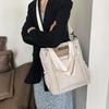 est Female Teens Students' Shoulder Bag Korean Style Contrast Color Handbag Stylish Nylon Korean Crossbody Shopping Bags
