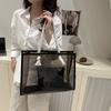 PVC Mother and Child Transparent Simple Summer New Fashion Large Capacity Tote Underarm Shoulder Bag