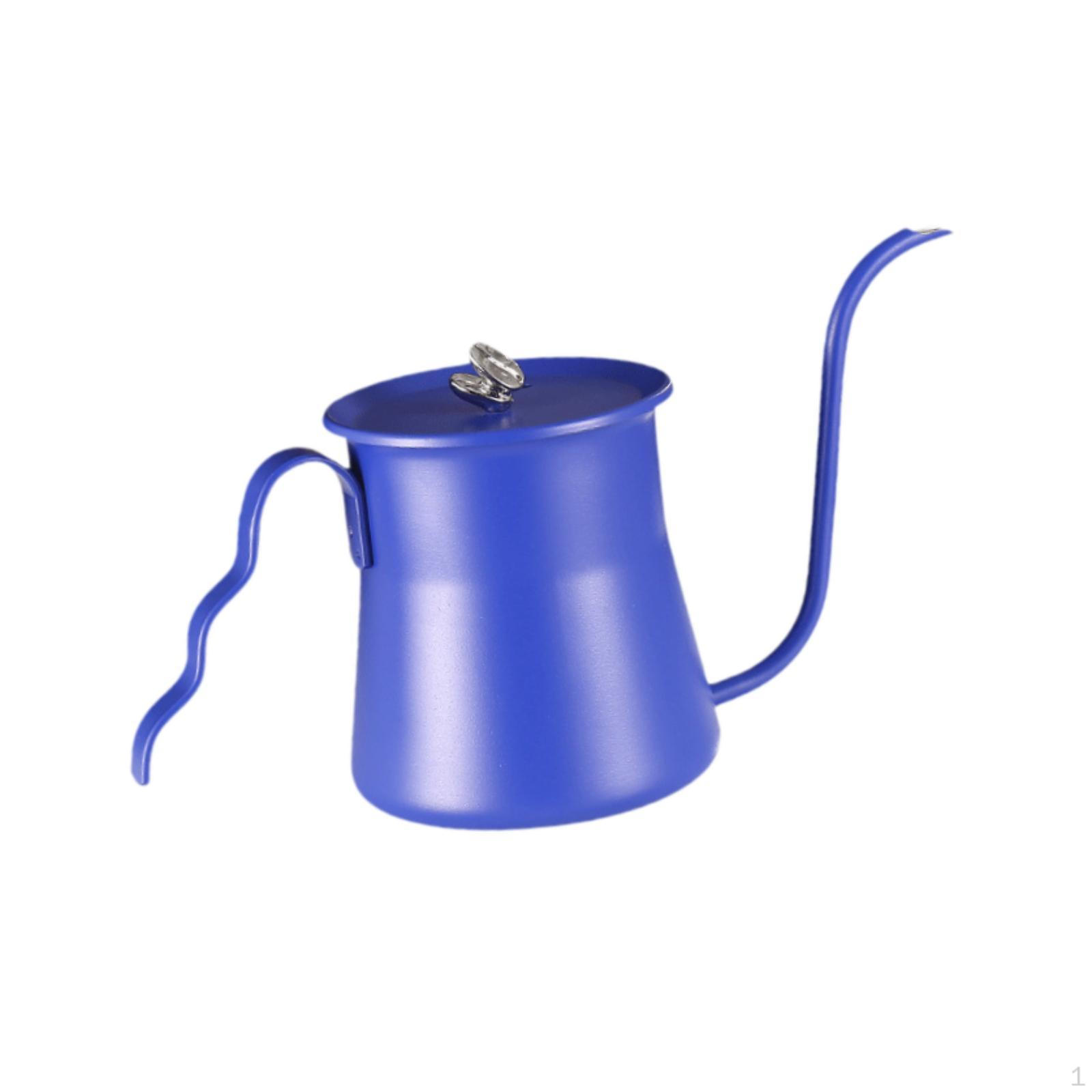 

Капельный кофейник-кувшин для кофеварки эспрессо для домашнего кафе для путешествий синий