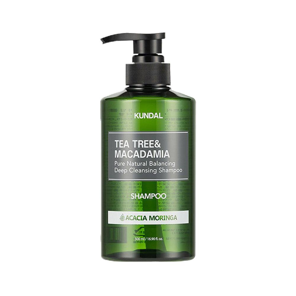 

KUNDAL Tea Tree & Macadamia Deep Cleansing Shampoo for Oily Hair Acacia Moringa 500ml x1