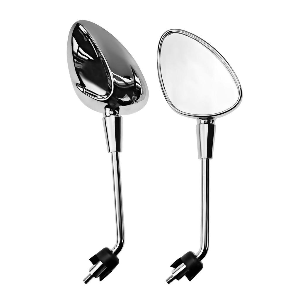 Vespa Sprint 150 GTV Silver Rhombus Rearview Backup Mirror