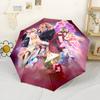 Toronto Music Festival Poster Portable Automatic Umbrella with 8-Rib Durable Plastic & Iron for Outdoor Daily Use Fashion Lovers