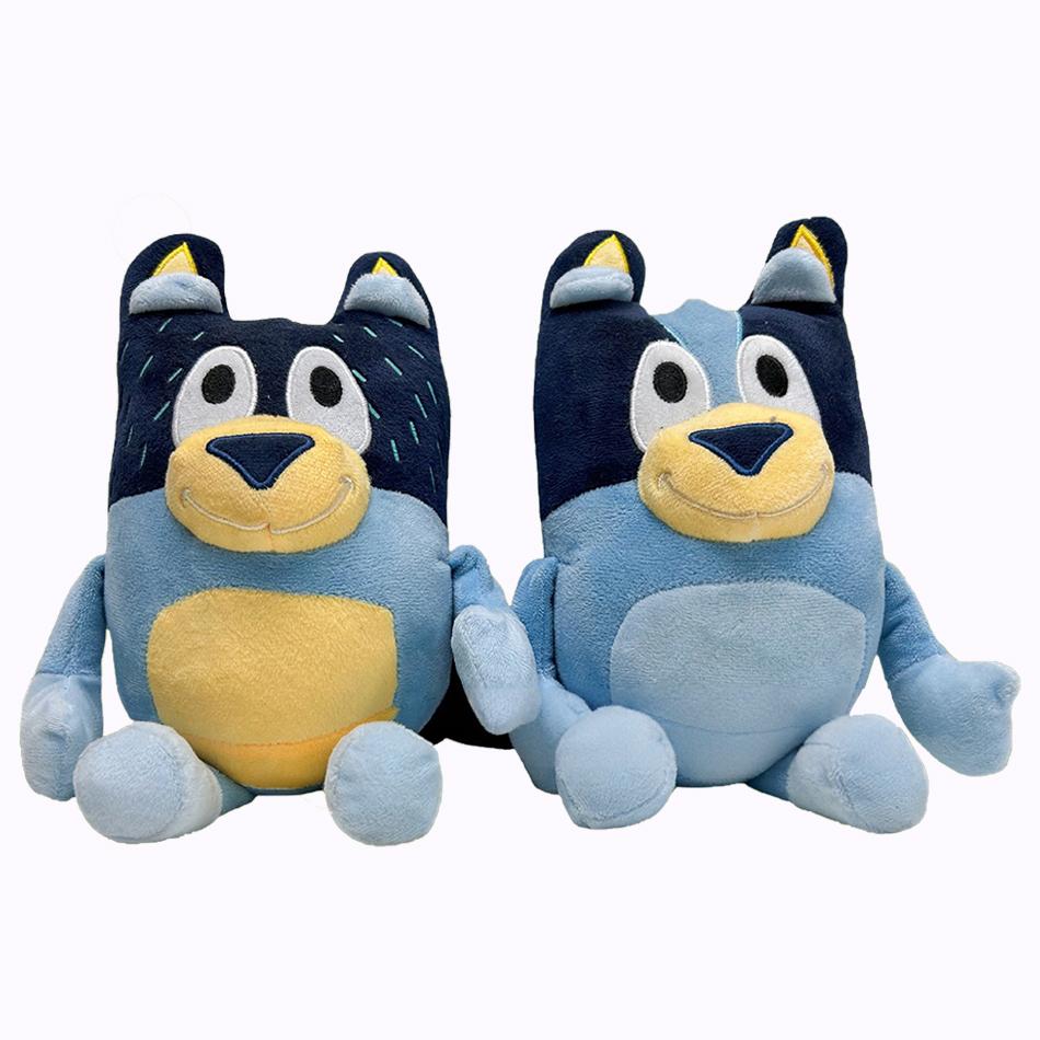 HOT 20cm Bluey Dog Bingo Family Plush Toy Cartoon Dog Soft Stuffed Animals Dolls Birthday Christmas Gifts Family Blue-Y Bingo