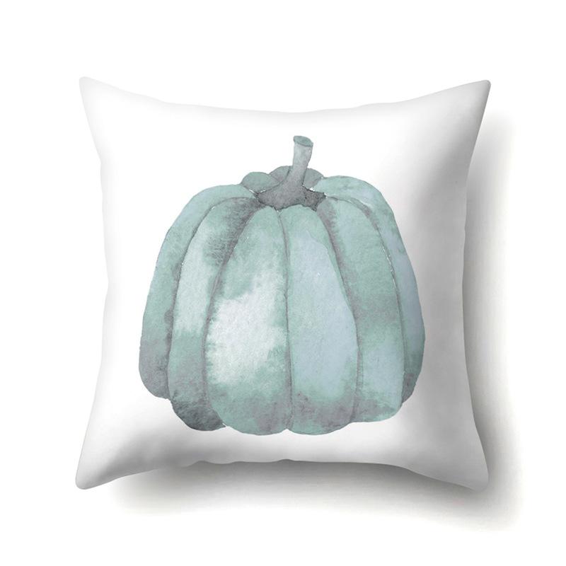 Thanksgiving Pillowcase Blessing Maple Leaf Pumpkin Sofa Cushion Cover Office Home Living Room Pillowcase
