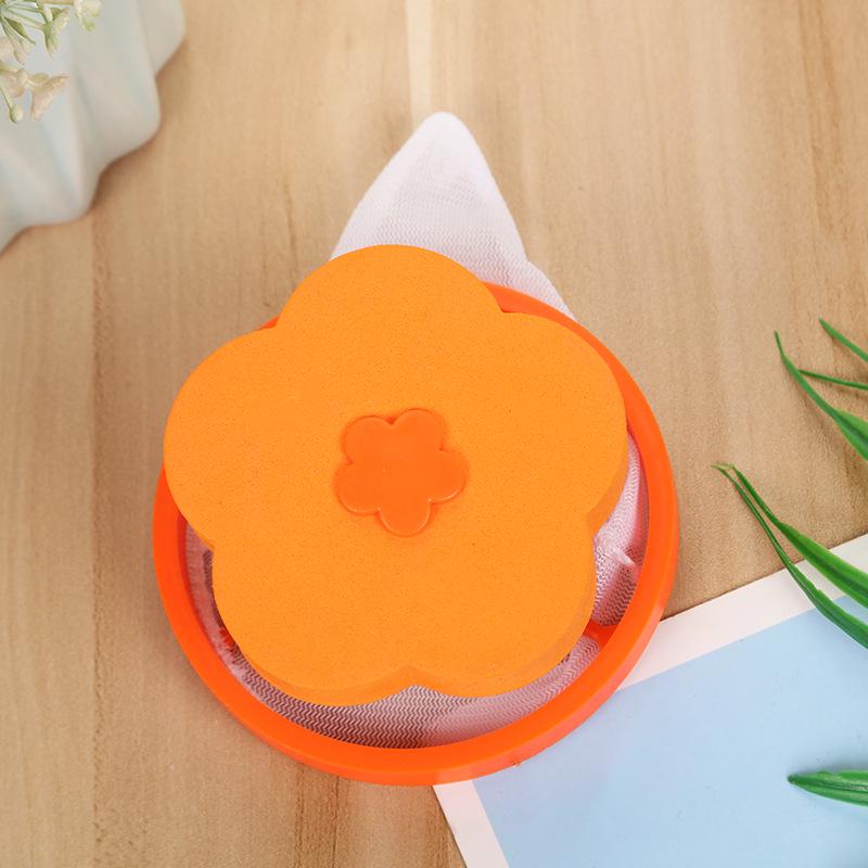 

Flower-Shaped Lint Remover Mesh Laundry Bag for Washing Machines