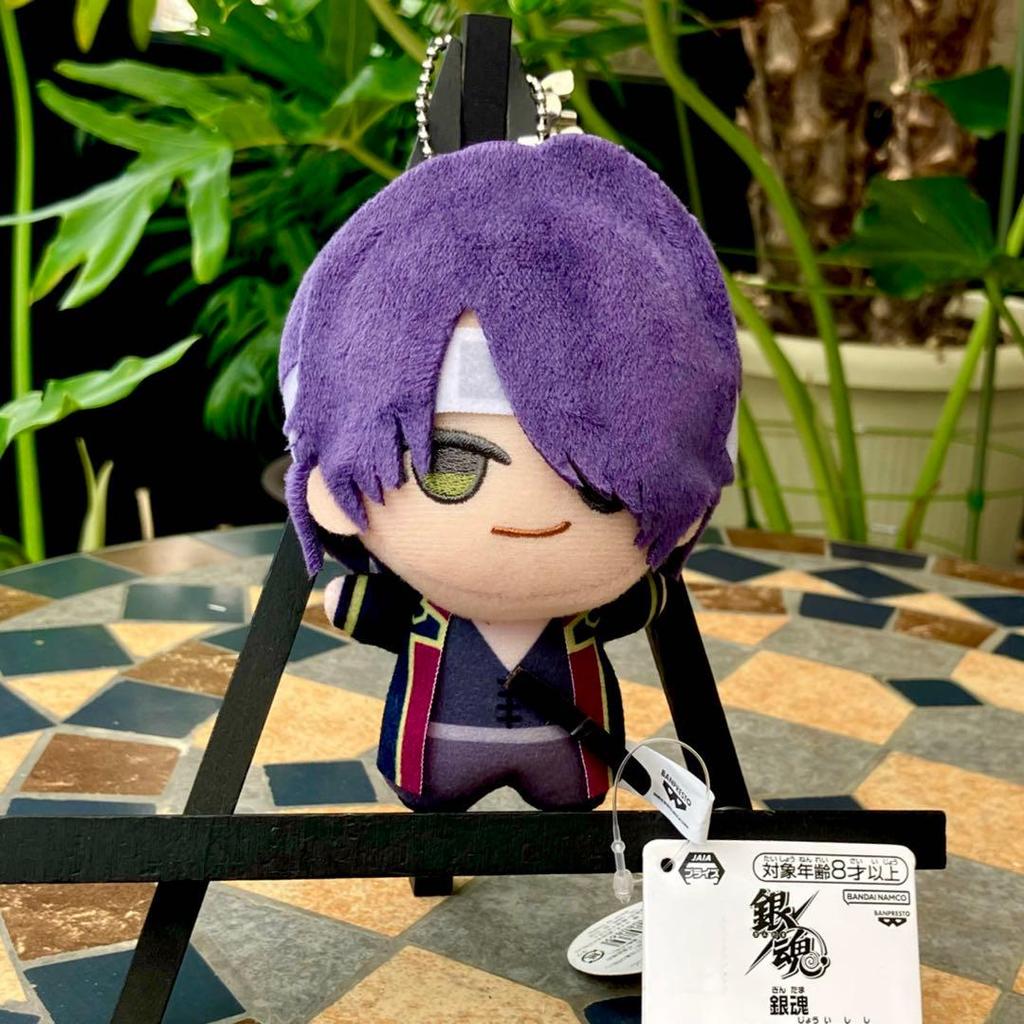 Gintama Chibi Gurumi Joui Shishi Takasugi Shinsuke Pluche Mascotte Sleutelhanger