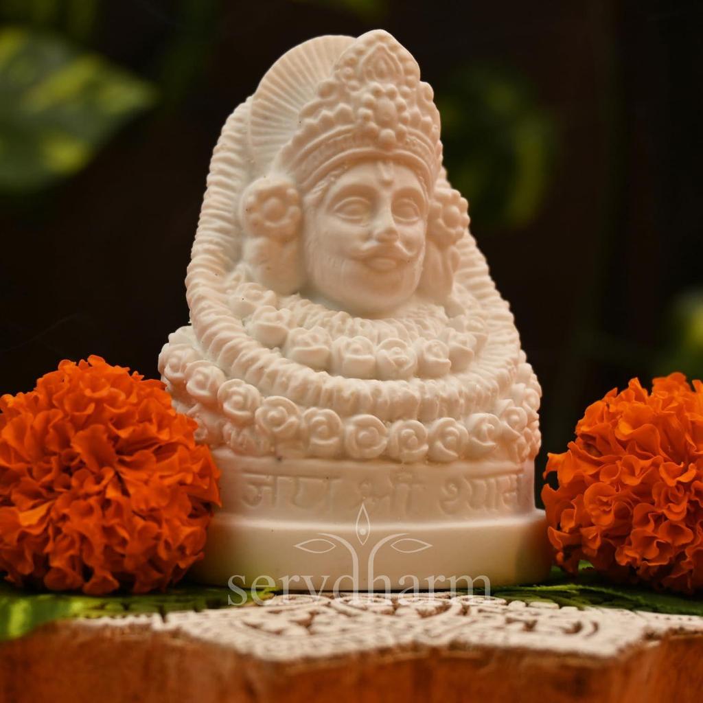 Khatu Shyam Ji Murti Decorative Showpiece for Home Decor| Khatu Shyam Ji Idol for Car Dashboard Home Temple Office Desk Pooja Room