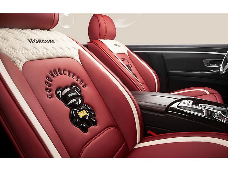 Ouzhi Goddess Cartoon Car Seat Cushion Cover - Universal Fit for All Seasons