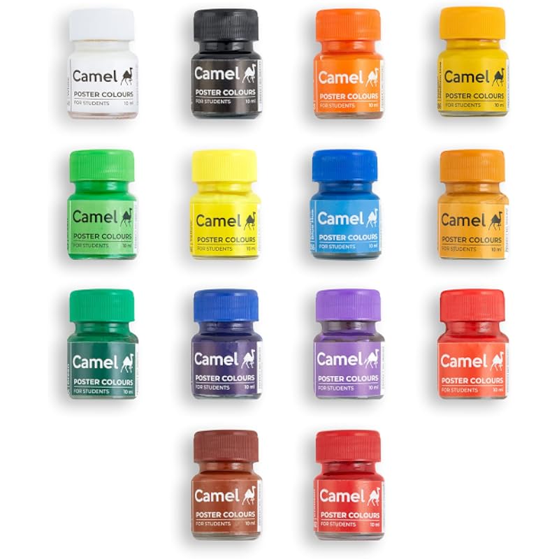 Camel Student Poster Color - 10Ml Each, 14 Shades
