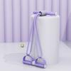 Separable Pedal Ankle Puller Resistance Band with Handle Elastic Yoga Sit-up Pull Rope Men Women Pedal Tensioner Exerciser Workout Equipment