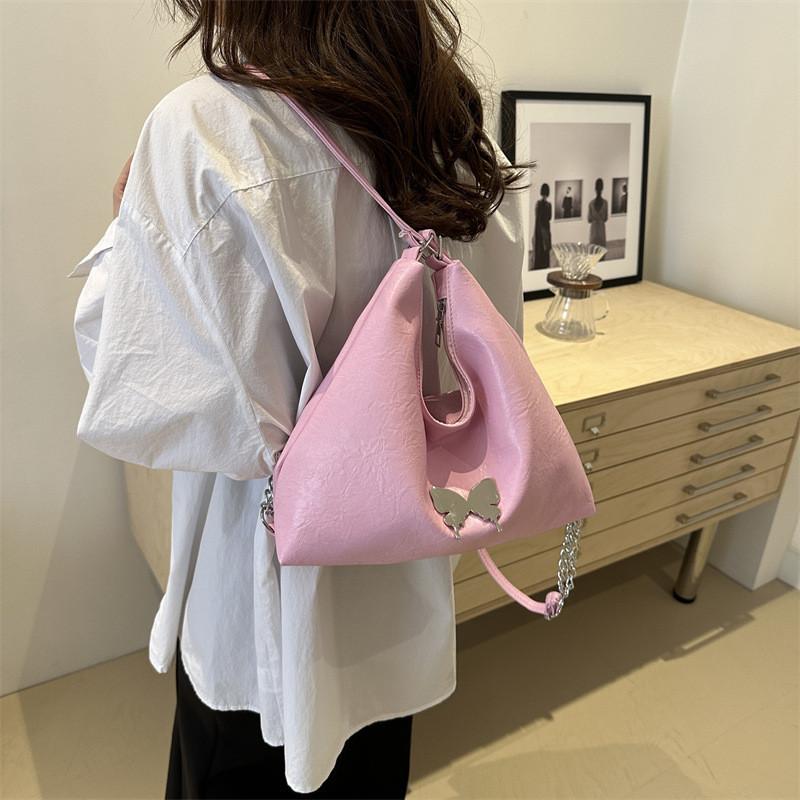 Große Kapazität 2024 Schmetterlingsschleife Frühling Mode Tragetasche Schultertasche Für Tägliche Outfits