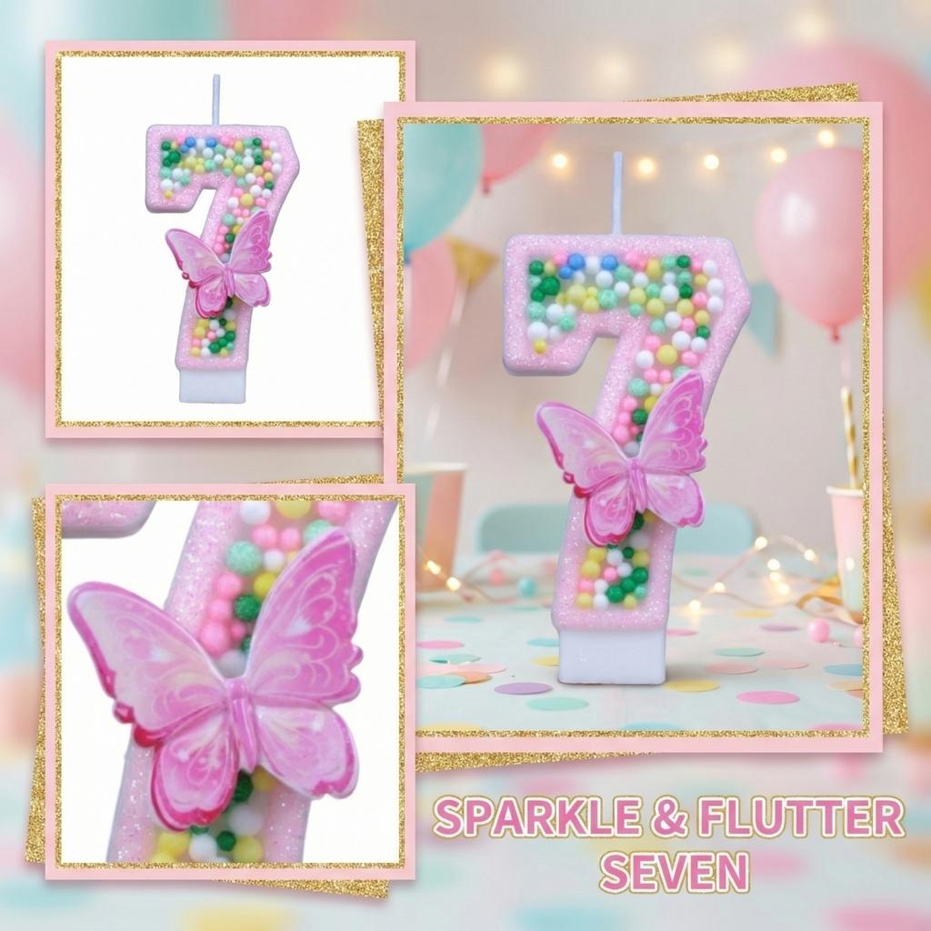 Fashion Cartoon Creative Birthday Candles Party Digital Candles