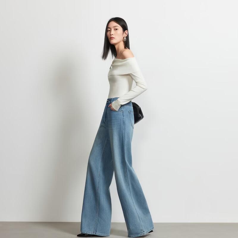 VEROMODA Women's 2026 Autumn Straight-Leg Jeans