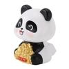 Ornamento Statua Panda a Energia Solare per Fortuna e Prosperità Panda Oscillante Solare Statuetta Animale per Cruscotto Auto