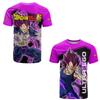 2026 Japan Anime Dragon Ball Z Summer 3d Printed Men's T-Shirt Women's Children's Street Casual Sports Cosplay Round Neck Top