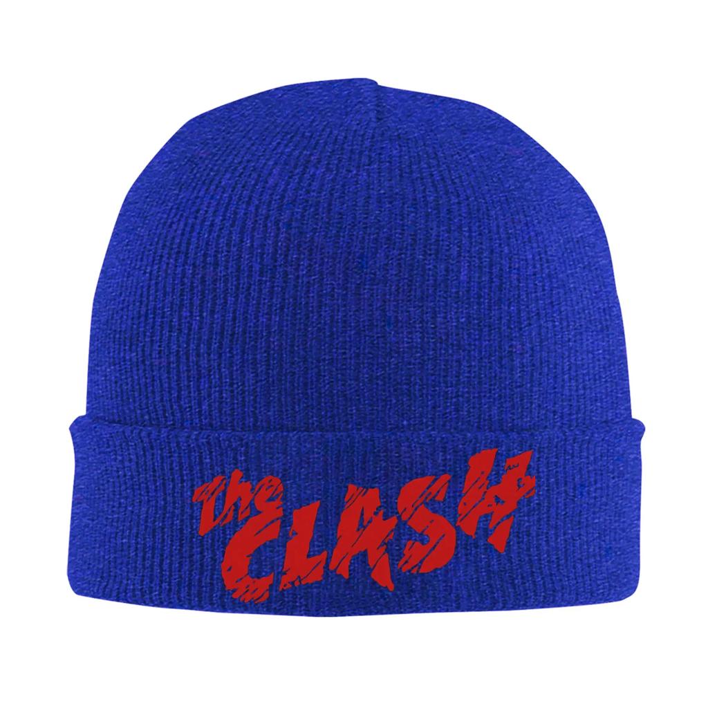 Unisex Cuff Beanie The Clash Rock Band Logo Merch Warm Knitted Caps  Bonnet Hats