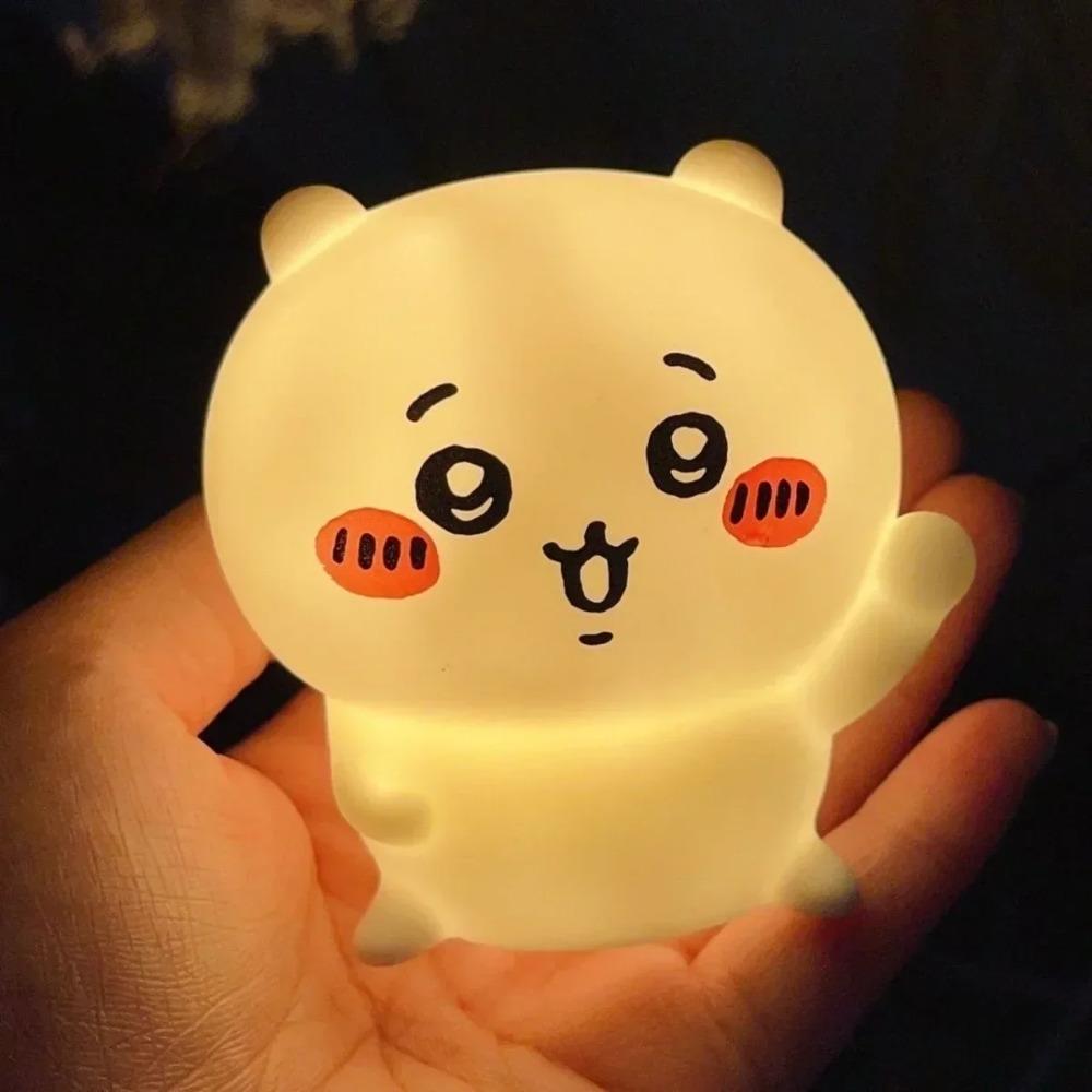 Chiikawa Anime LED Night Light Hachiware Usagi Rabbit Lamp Bedroom Desktop Decor Birthday Gift for Children Best Gift Toy